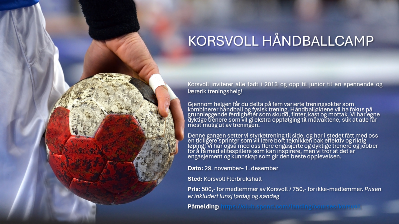 Korsvoll håndballcamp
